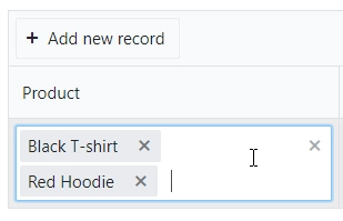 Multiple selection mode