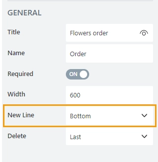 Width and Grid Width property