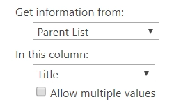 Parent and Children Lists