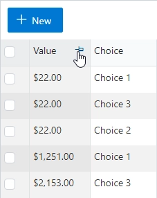 Lock Column property in action