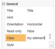 Customization class