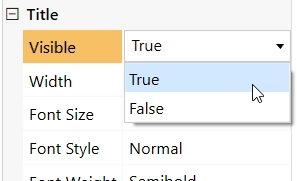 Field's Title visibility