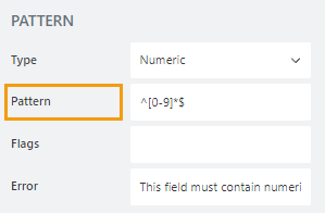 Pattern property
