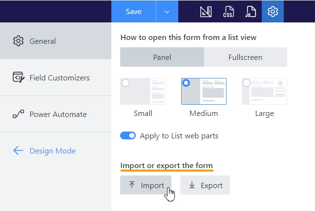 Import or Export