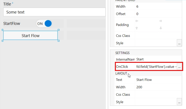 Button Click property