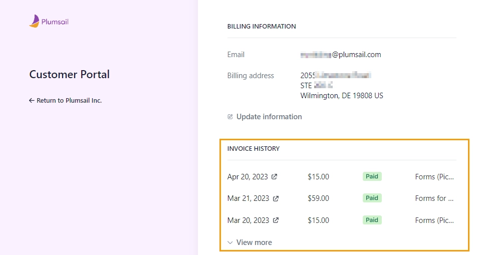 Invoices