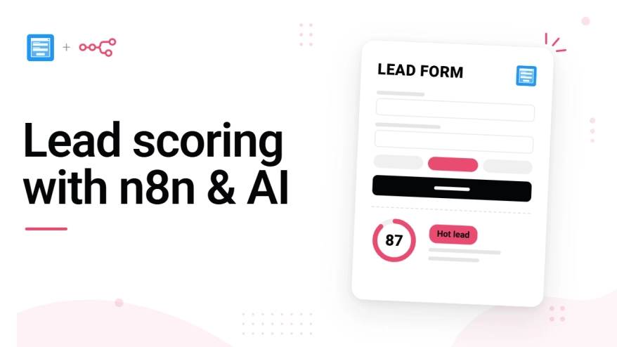 How to score leads with AI using Plumsail Forms and n8n