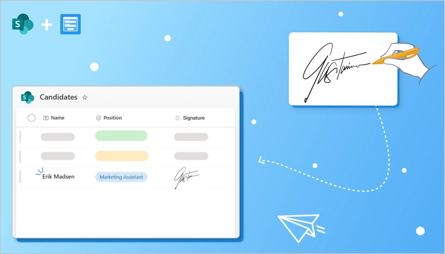 Collect signatures from external users in SharePoint Online