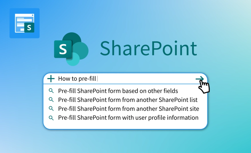 How to pre-fill responses in a custom SharePoint list form