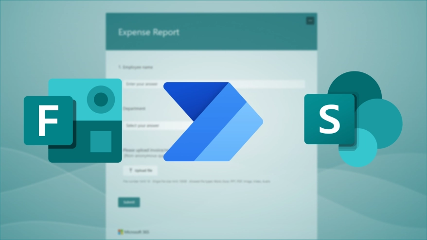 Save Microsoft Forms attachments to SharePoint with Power Automate