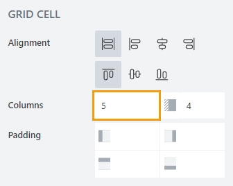 Grid Cell Width property