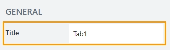 Tab title property