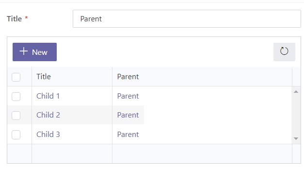 Parent Form with Children