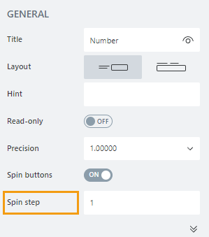 Spin step property