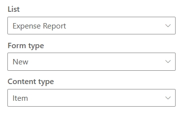 Form location
