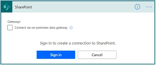 Setting up SharePoint connector
