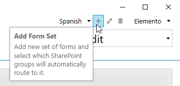 Add form set