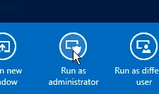 Run as administrator