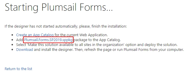 Download App package