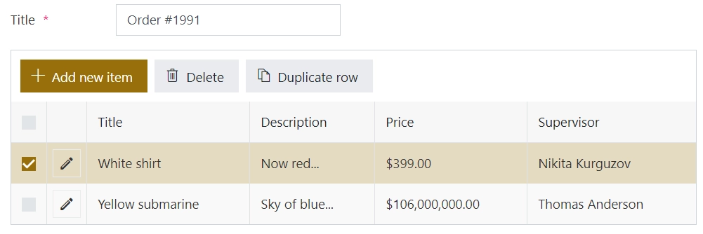 Duplicate button