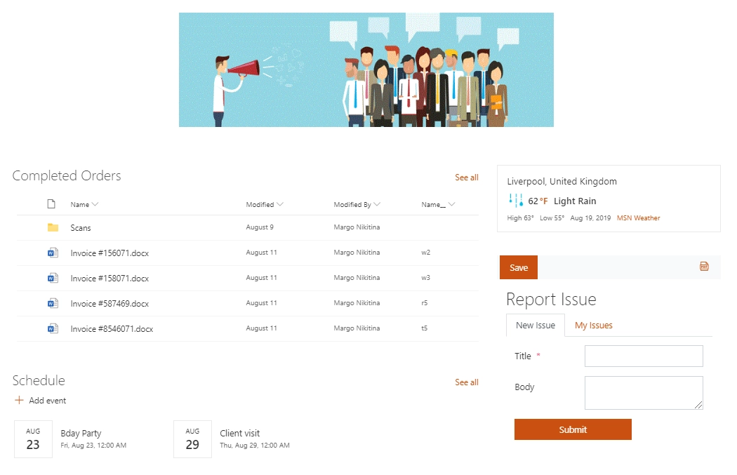 regular users page
