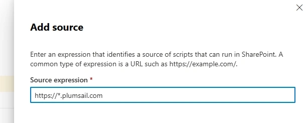 Add https://*.plumsail.com