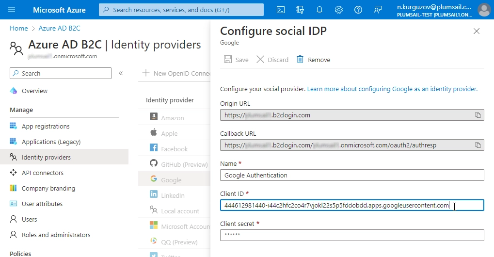 Google Config