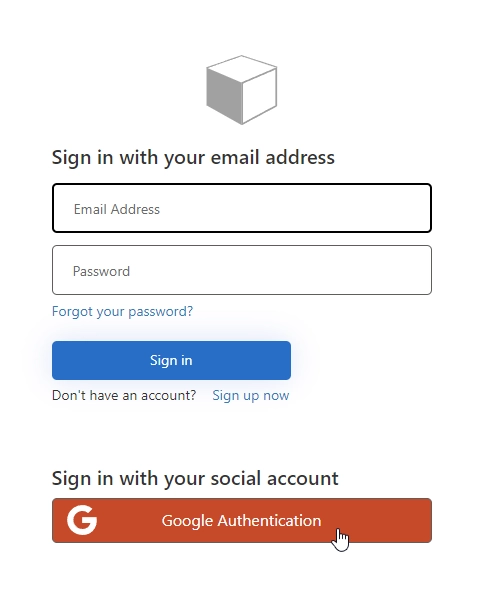 Google sign in