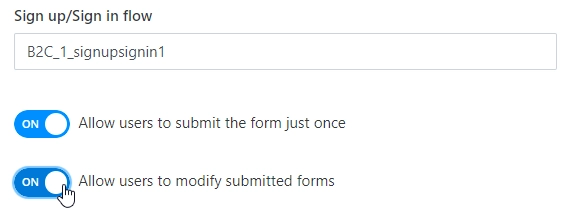 Allow users to submit the form just once