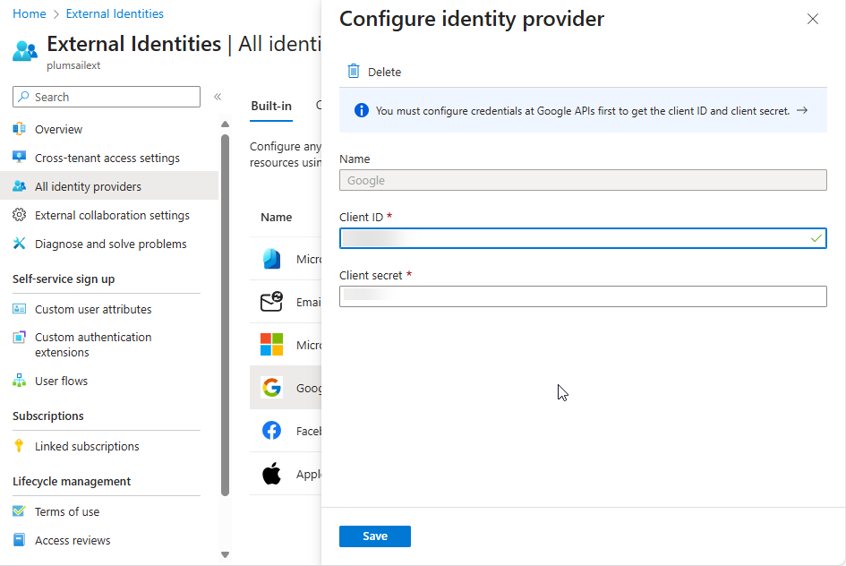 Google Config