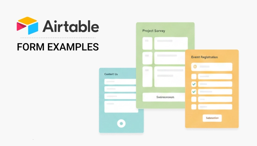 Airtable form examples: intake, feedback, order forms and more