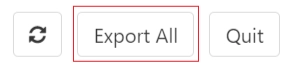 Export button