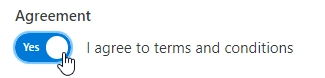 Checkbox field