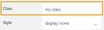 Control's class