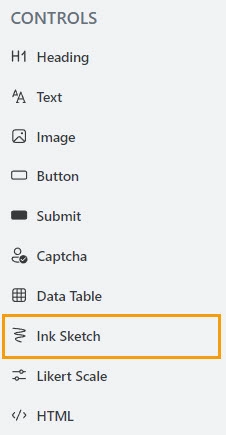 Ink Sketch control