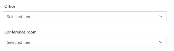 Cascading dropdowns