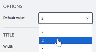 Default value property