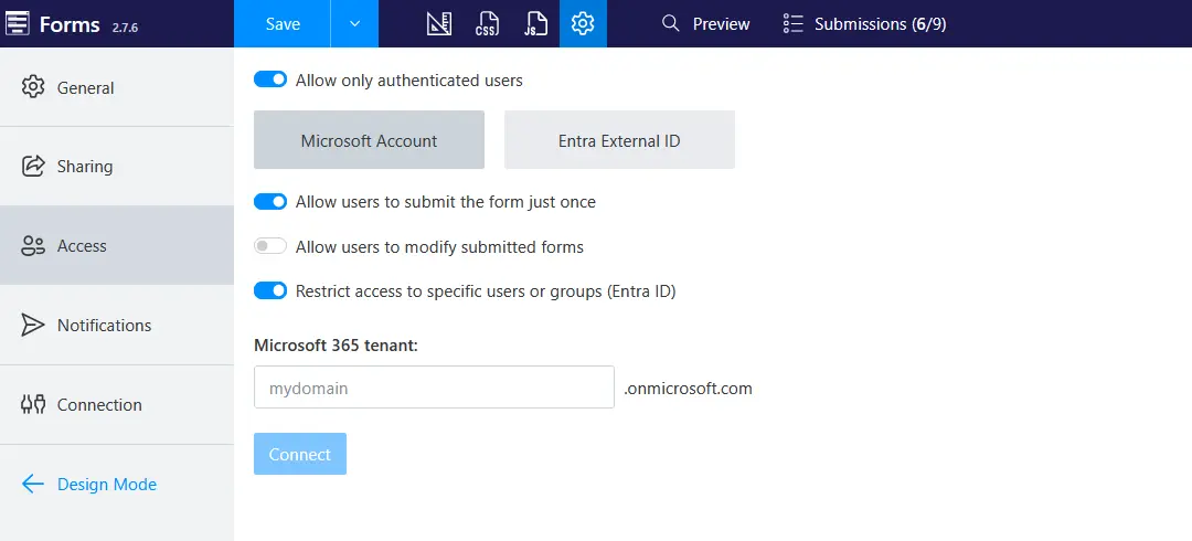 Access category