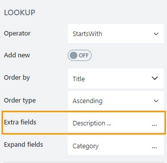 Extra Fields
