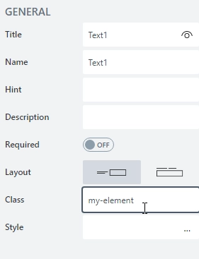 Customization class