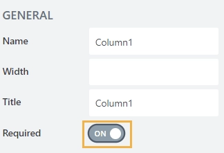 Require column