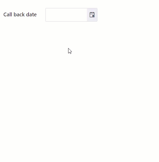Date demo