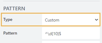 Phone pattern predefined