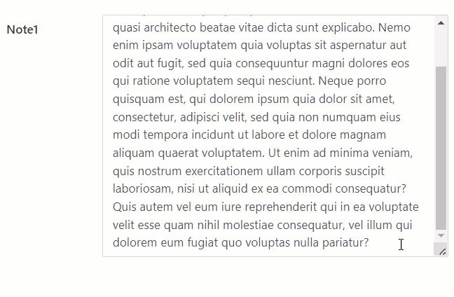 Text limit