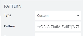 ZIP pattern