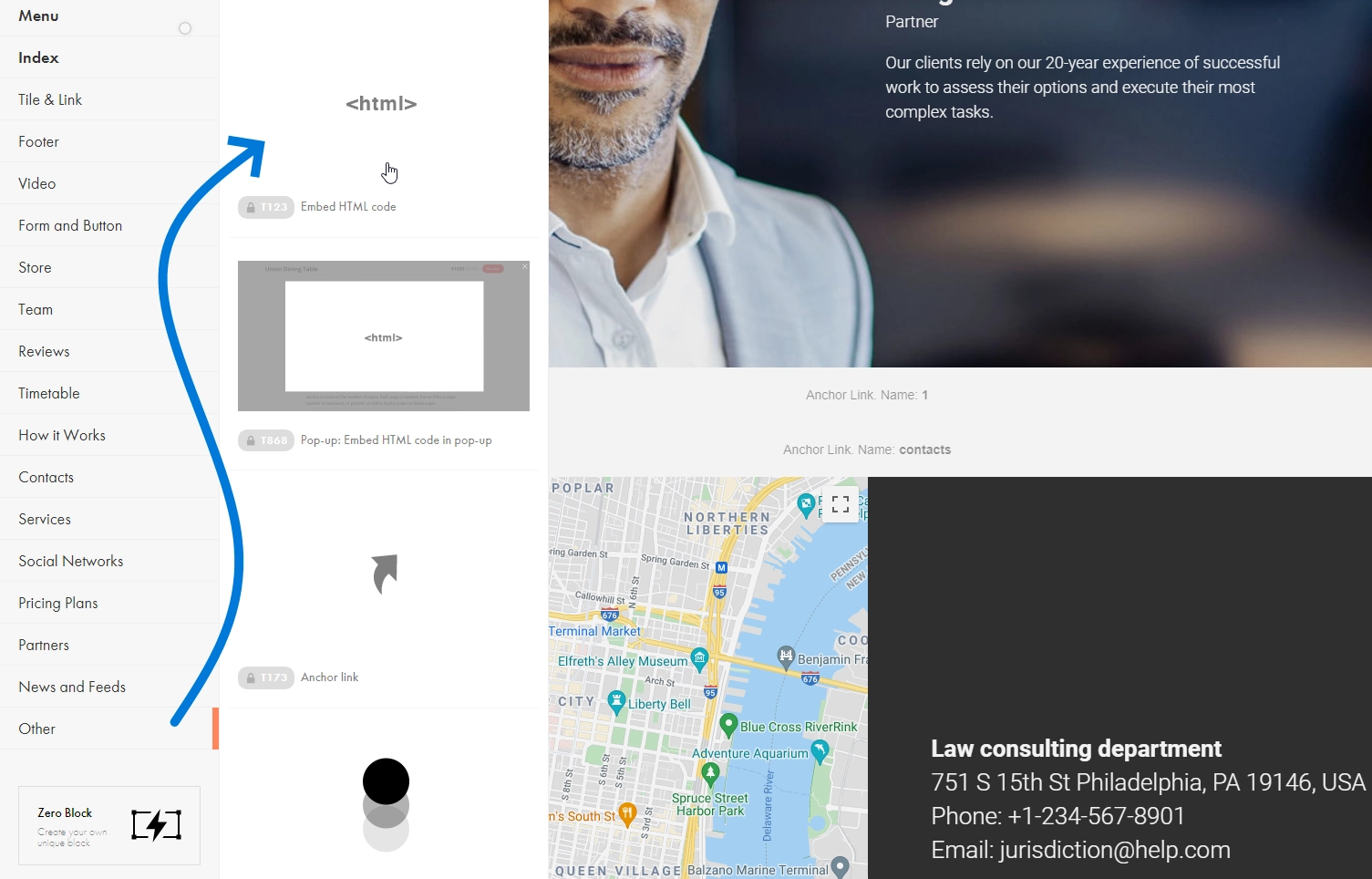 Embed a widget