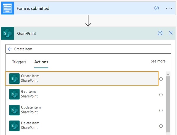 SharePoint - Create item