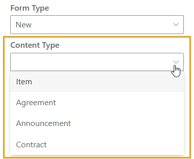 SharePoint Content Type