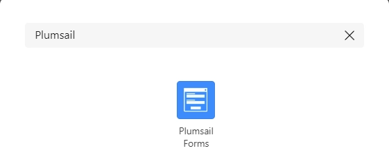 Search Plumsail