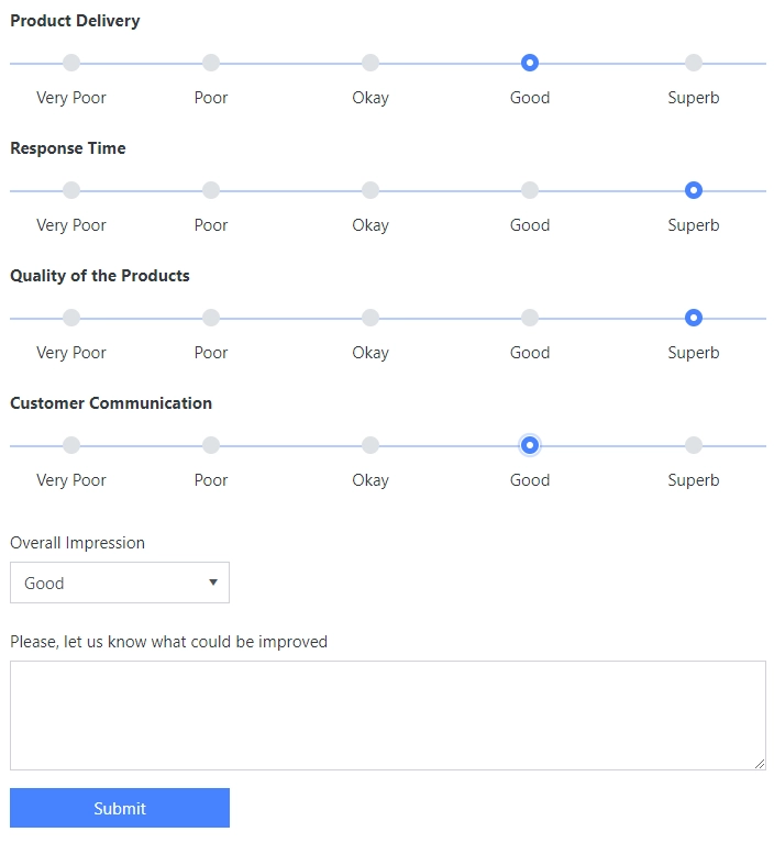 Customer Feedback Form